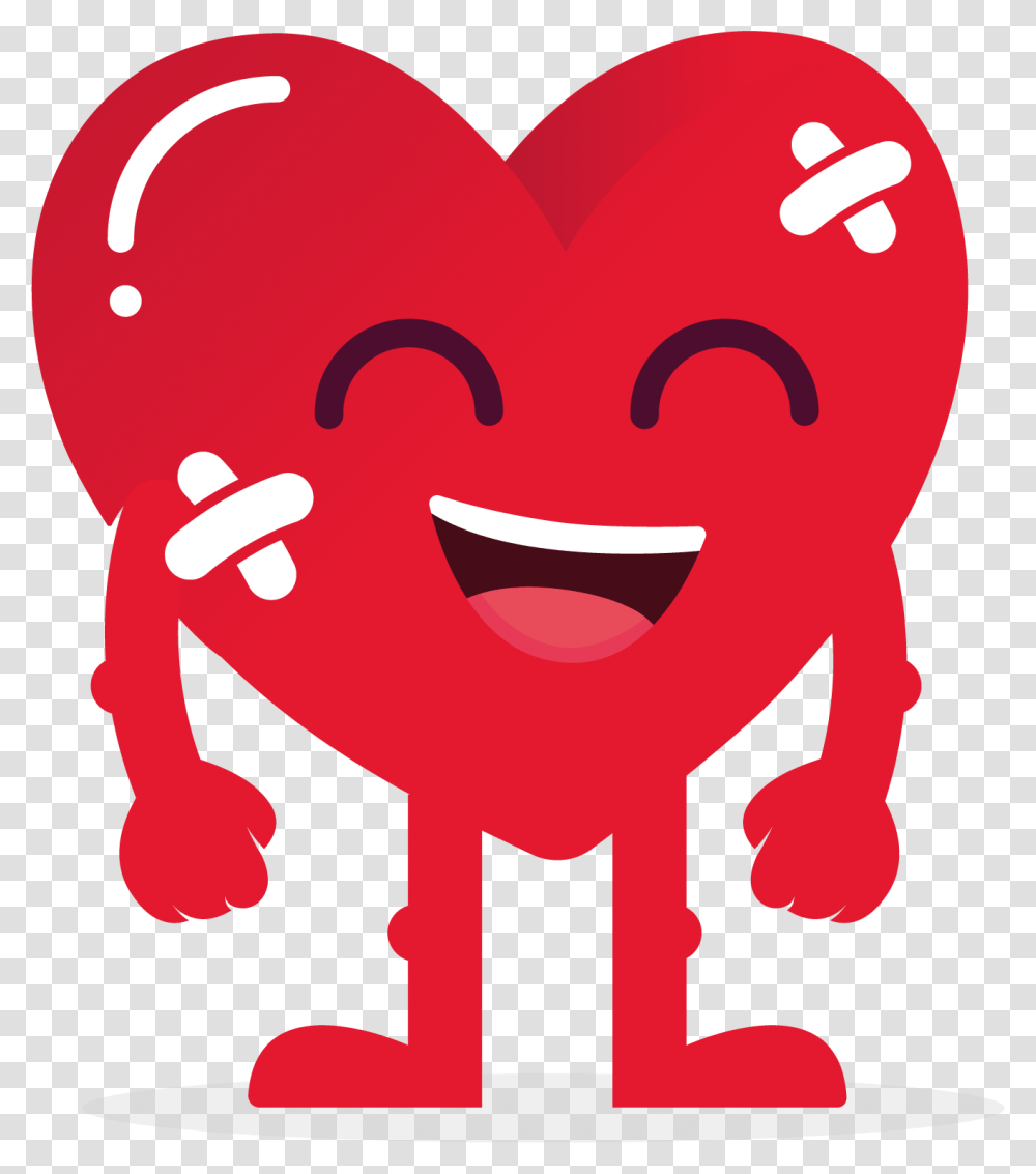 Cartoon Clipart Happy Person With Donation Box Svg Whatsapp Crying Sticker, Heart Transparent Png