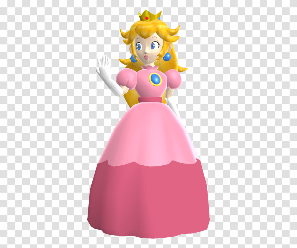 Cartoon Clipart Mario Kart Princess Peach, Doll, Toy, Figurine, Barbie Transparent Png