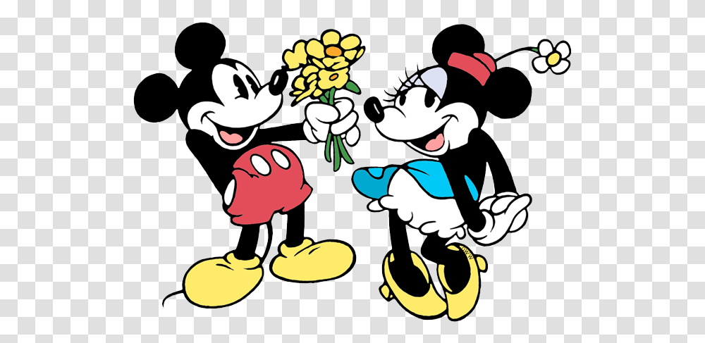 Cartoon Clipart Mickey Mouse Minnie Mouse Cartoon, Label, Outdoors Transparent Png