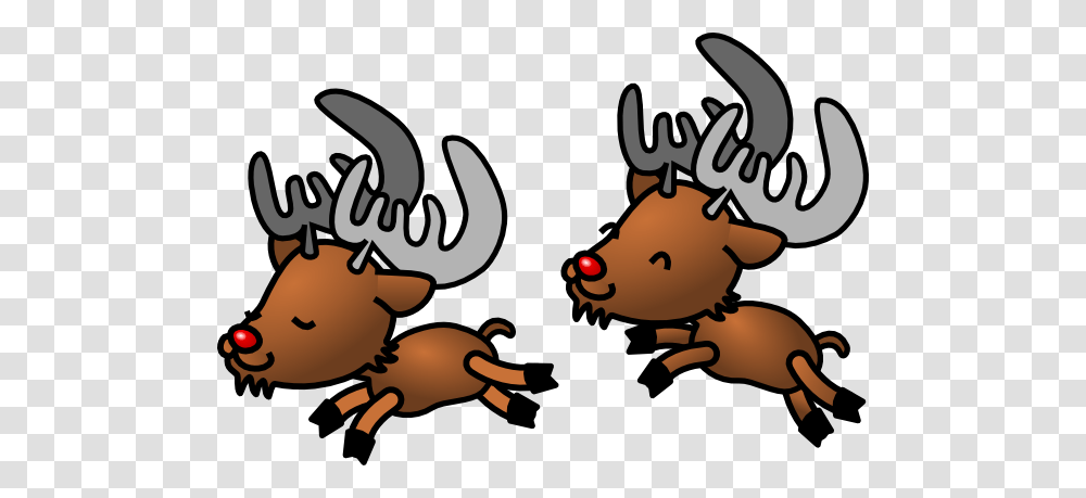 Cartoon Clipart Reindeer, Animal, Mammal, Plant, Food Transparent Png