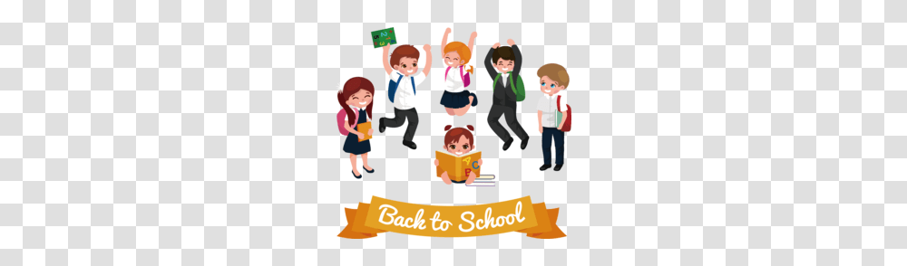 Cartoon Clipart School Student Royalty Free School Classmates, People, Person, Family, Photography Transparent Png
