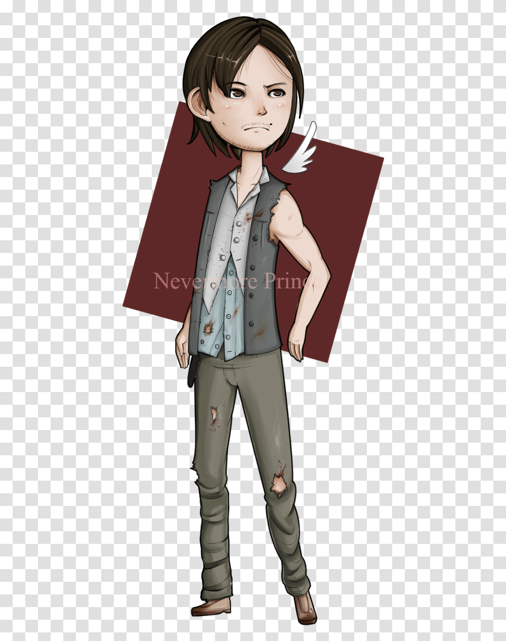 Cartoon, Person, Vest, Sleeve Transparent Png