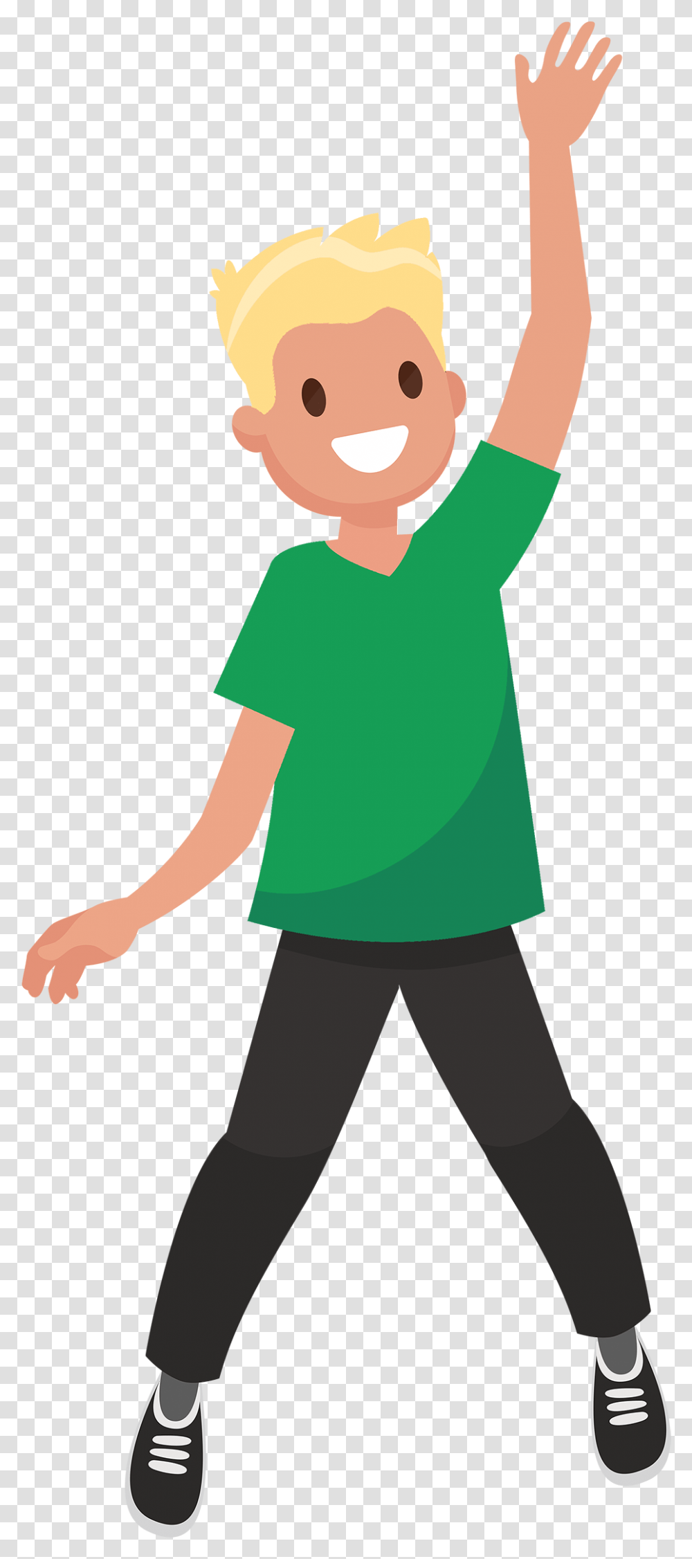 Cartoon, Sleeve, Standing, Person Transparent Png