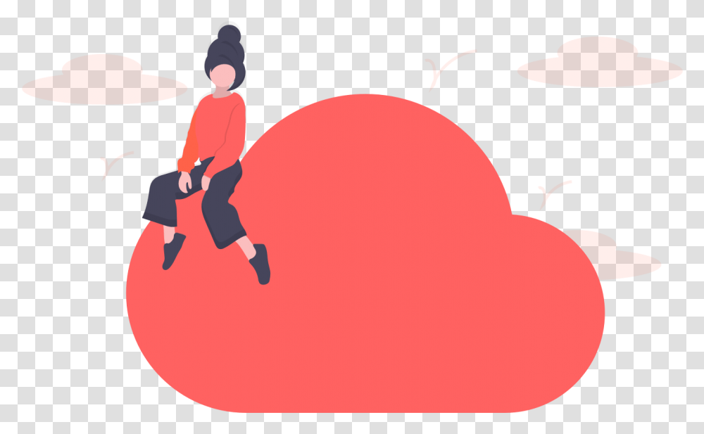Cartoon Cloud, Person, Sport, Ball, Frisbee Transparent Png
