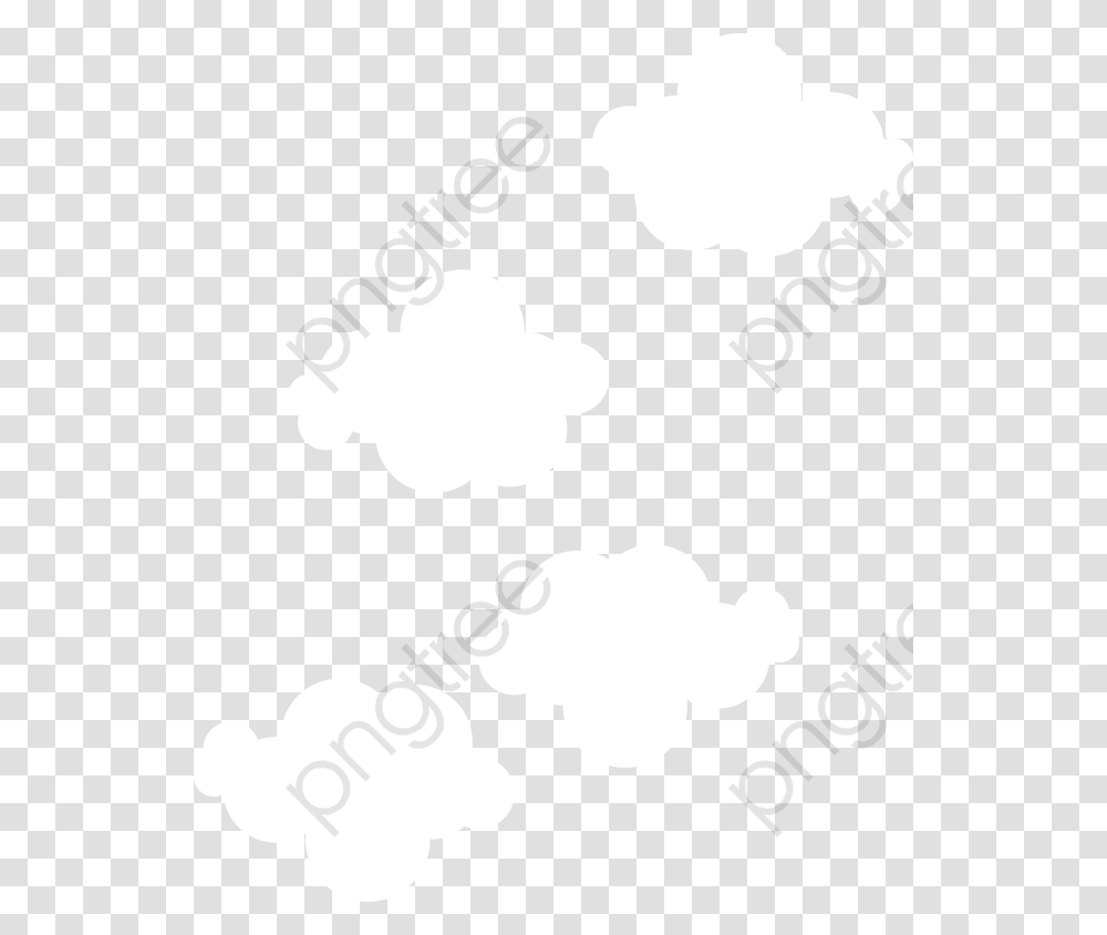 Cartoon Clouds And, Stencil, Silhouette, Texture, Tar Transparent Png