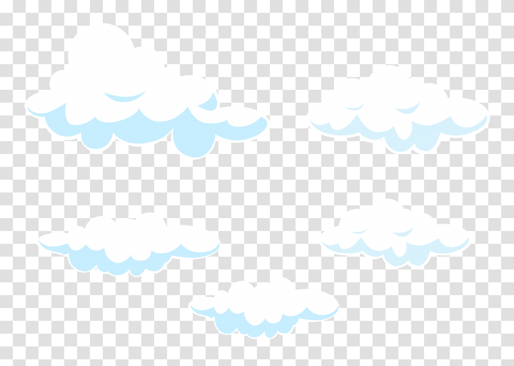 Cartoon Clouds Set Clip Clip Art, Graphics, Pattern, Weather, Nature Transparent Png
