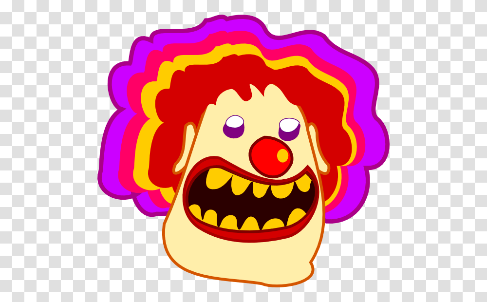 Cartoon Clown Clip Arts Download, Label, Hair, Face Transparent Png