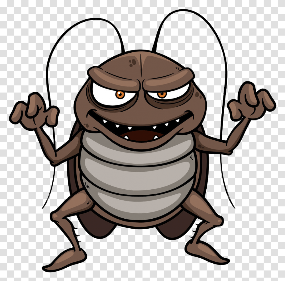 Cartoon Cockroach, Insect, Invertebrate, Animal Transparent Png