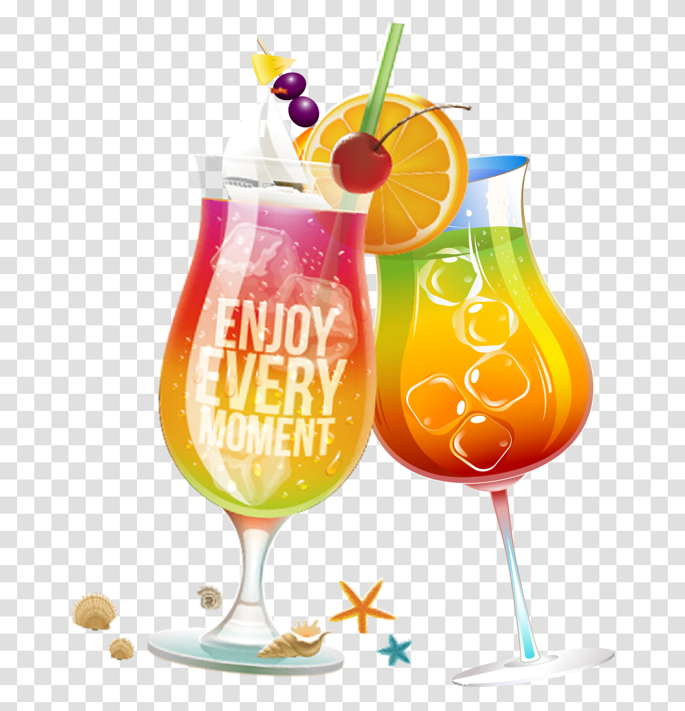 Cartoon Cocktail, Alcohol, Beverage, Drink, Glass Transparent Png