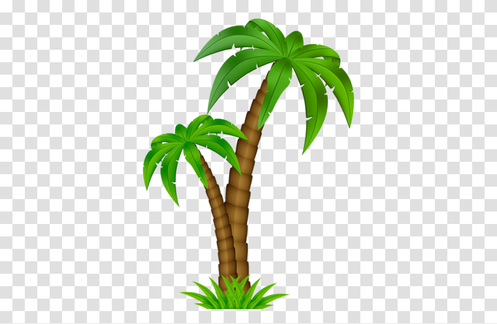 Cartoon Coconut Tree Clip Art, Plant, Palm Tree, Arecaceae, Banana Transparent Png