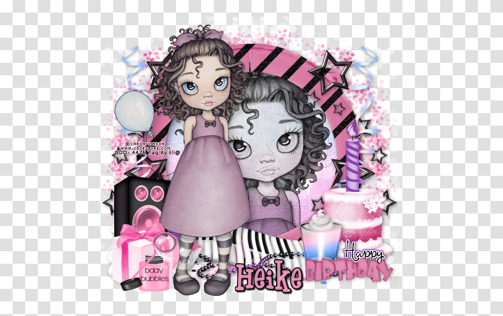 Cartoon, Collage, Poster, Advertisement, Doll Transparent Png