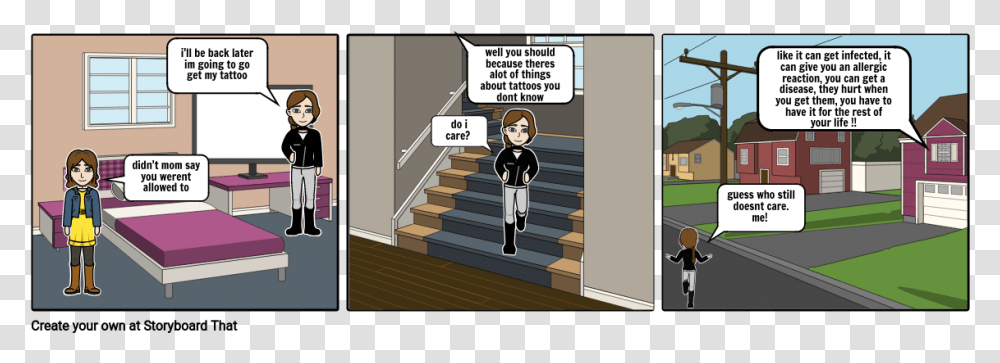 Cartoon, Comics, Book, Staircase, Manga Transparent Png