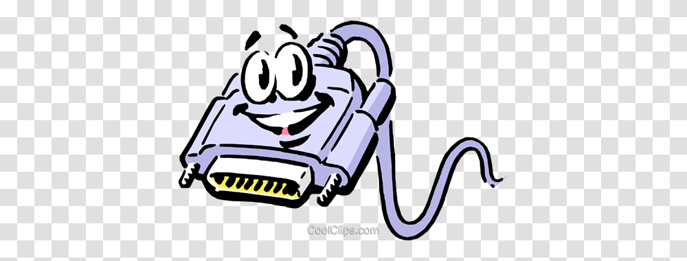 Cartoon Computer Plug Royalty Free Vector Clip Art Illustration, Weapon, Weaponry, Drawing Transparent Png