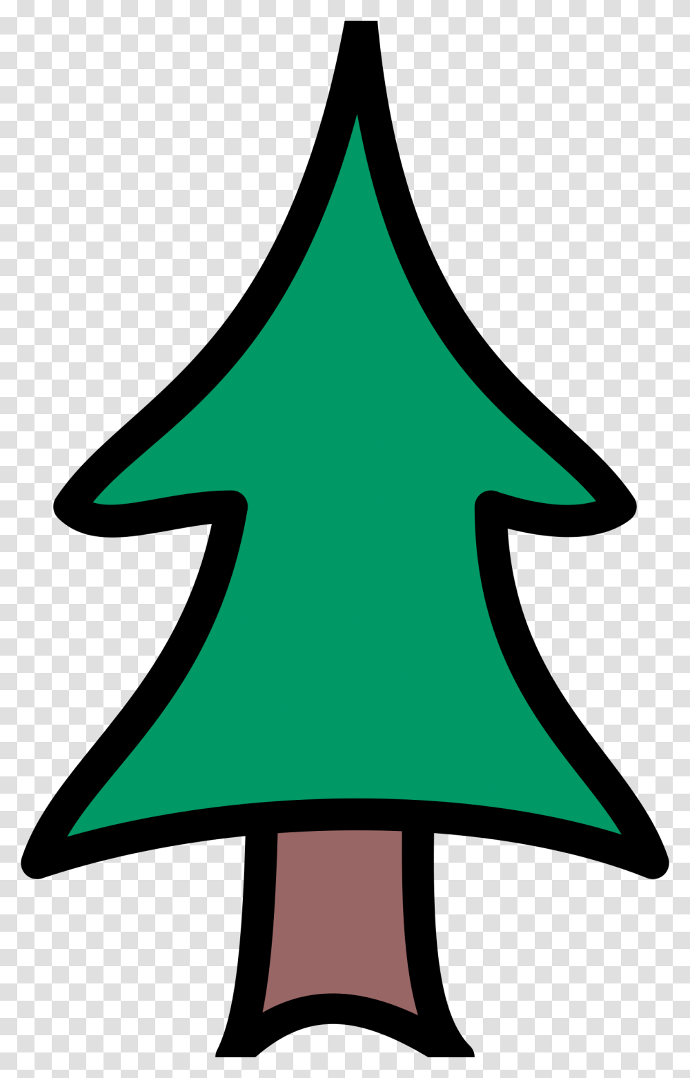 Cartoon Conifer Tree Pine Tree Drawing Vector Clipart Image, Green, Star Symbol, Recycling Symbol Transparent Png
