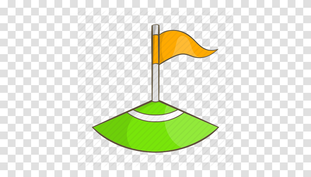 Cartoon Corner Field Flag Football Sign Soccer Icon, Patio Umbrella, Garden Umbrella, Broom Transparent Png