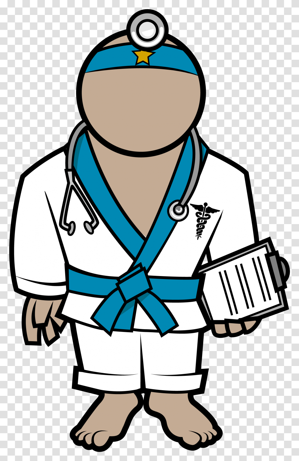 Cartoon, Costume, Doctor, Judo, Martial Arts Transparent Png