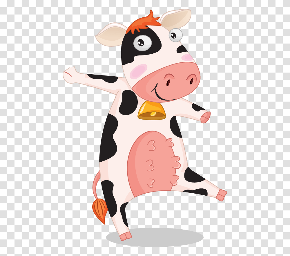 Cartoon Cow And Milk, Face, Head, Food, Mouth Transparent Png