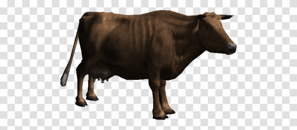 Cartoon Cow, Bull, Mammal, Animal, Cattle Transparent Png