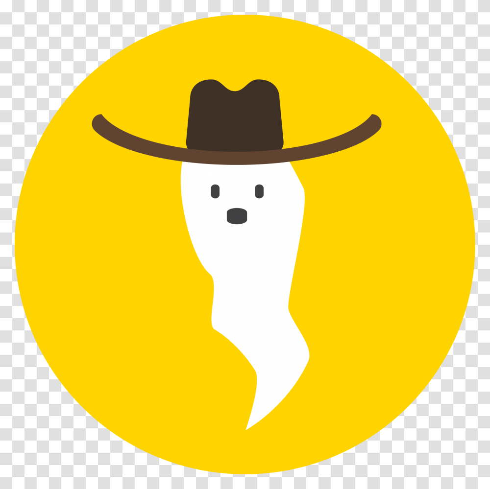 Cartoon Cowboy Hat Ghost Wearing A Cowboy Hat, Light, Snowman, Flare, Leisure Activities Transparent Png