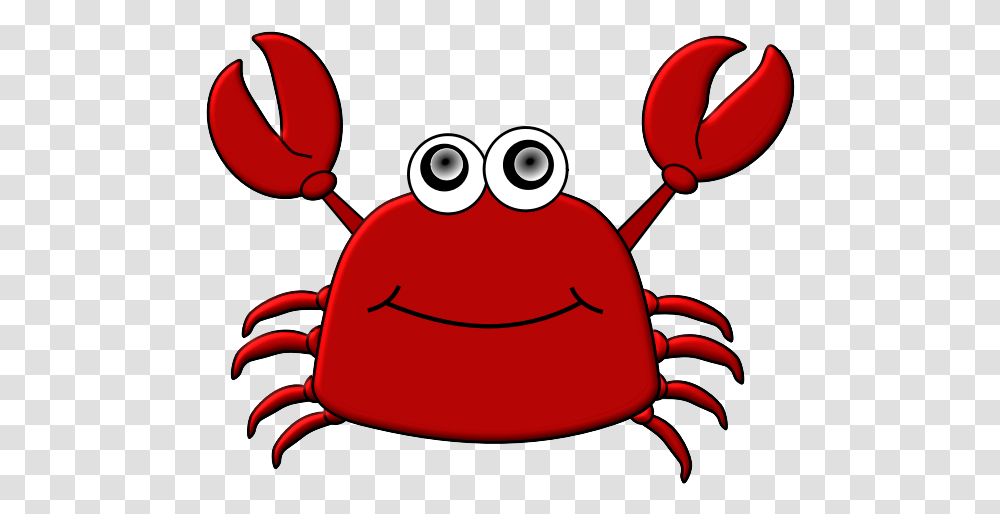 Cartoon Crab Clipart Of Crab, Food, Seafood, Sea Life, Animal Transparent Png
