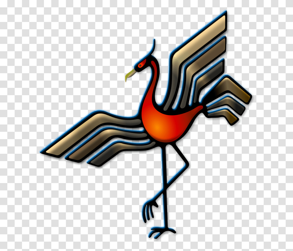 Cartoon Crane Bird Bangau Animasi Jepang, Animal, Graphics, Waterfowl, Stork Transparent Png