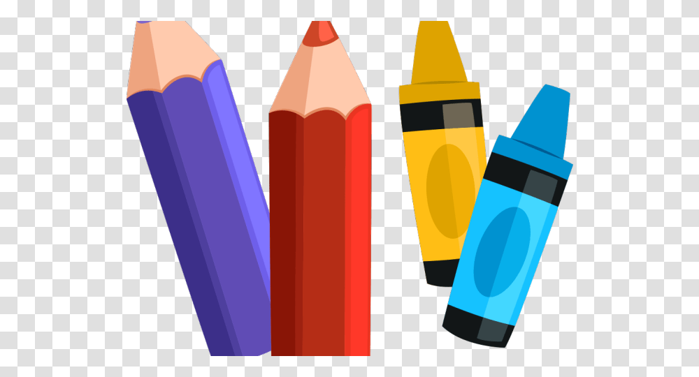 Cartoon Crayons And Pencils Transparent Png