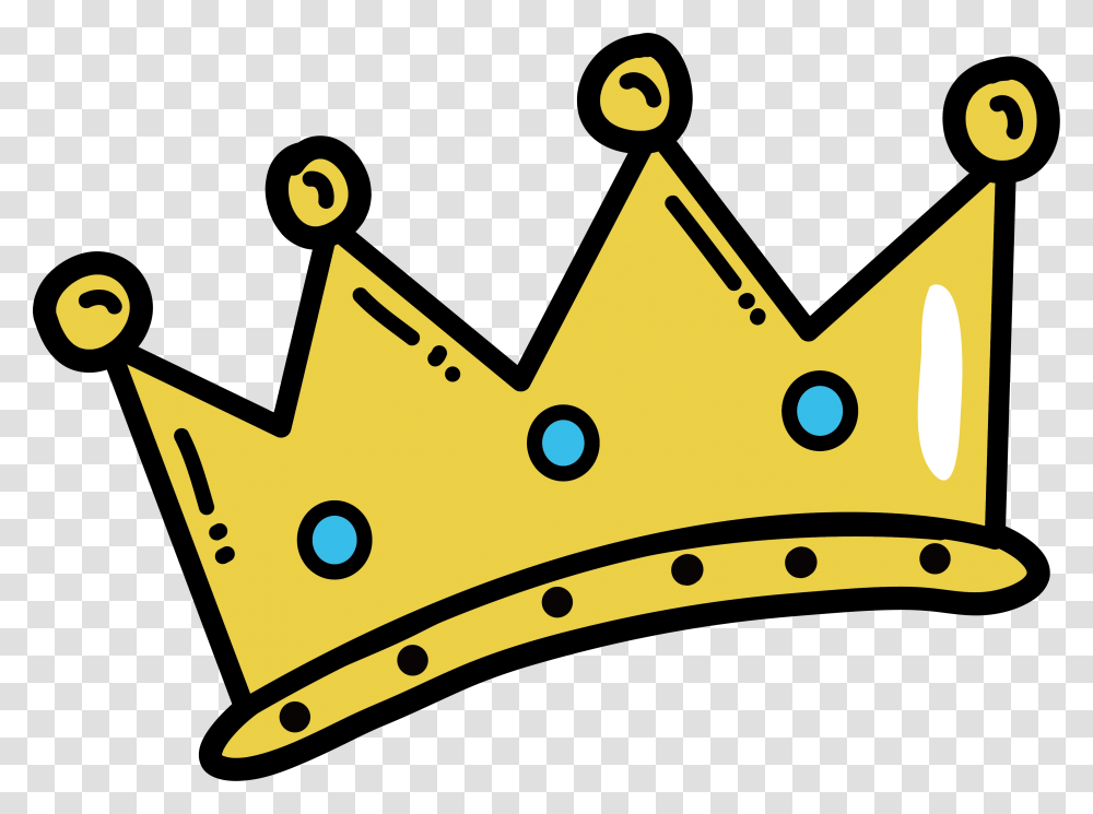 Cartoon Crown Clip Black And White Background Cartoon Crown, Accessories, Accessory, Jewelry Transparent Png