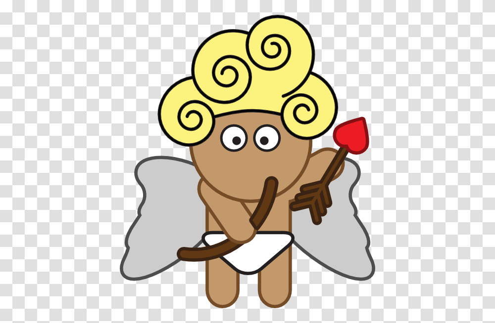 Cartoon Cupid With Bow And Arrow Clip Art, Rattle Transparent Png