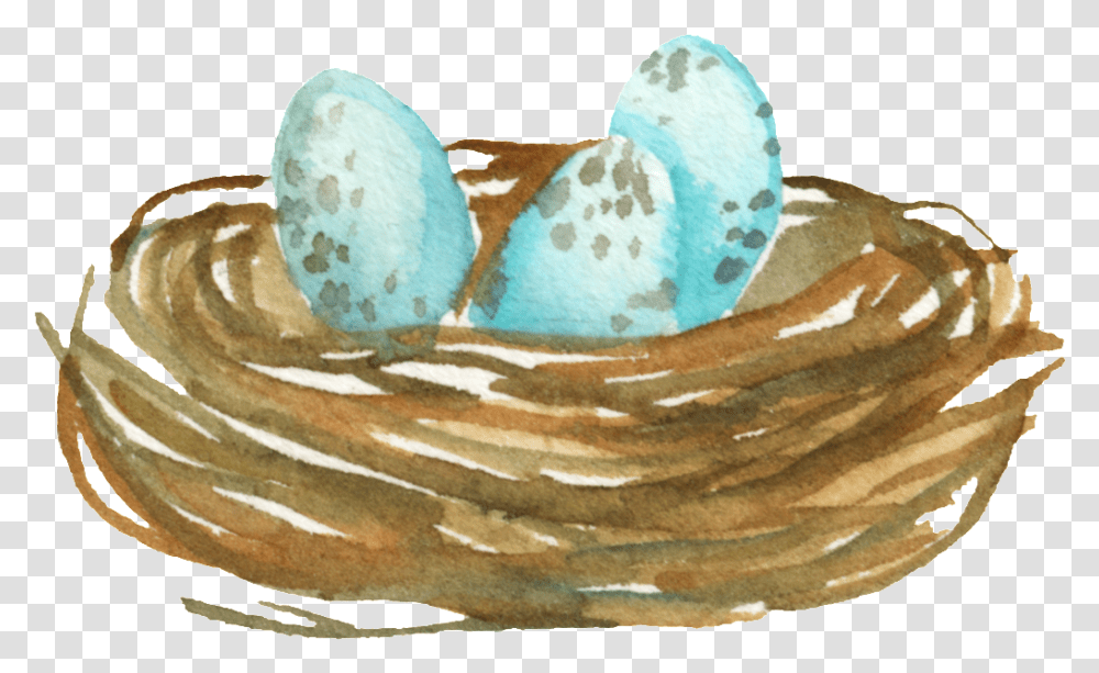 Cartoon Cute Bird Nest Bird Nest Full Size Pottery, Furniture, Cradle, Rug, Birthday Cake Transparent Png