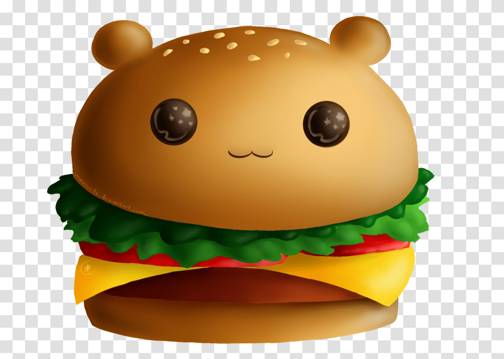Cartoon Cute Hamburger, Food, Birthday Cake, Dessert Transparent Png