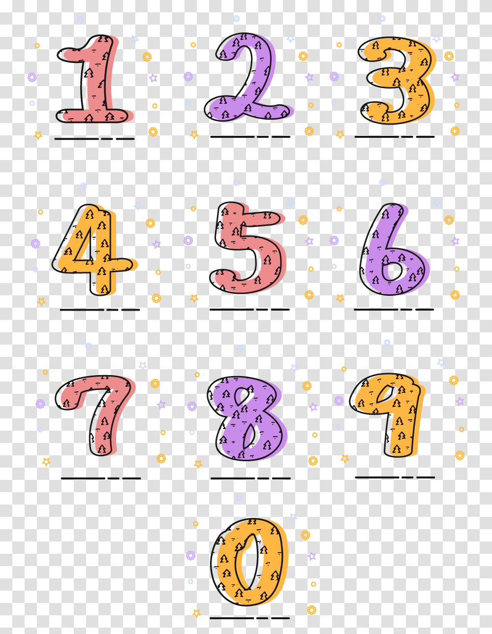 Cartoon Cute Vector Candy Color Number And Image, Alphabet, Clock Tower Transparent Png