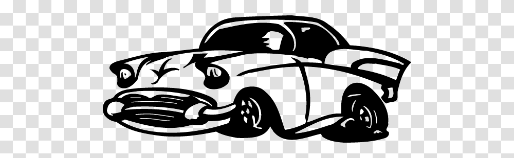 Cartoon Decal, Vehicle, Transportation, Stencil, Van Transparent Png