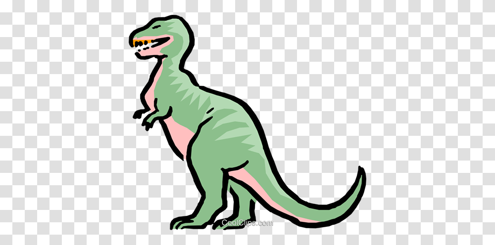 Cartoon Dinosaur Royalty Free Vector Clip Art Illustration, Reptile, Animal, T-Rex, Antelope Transparent Png