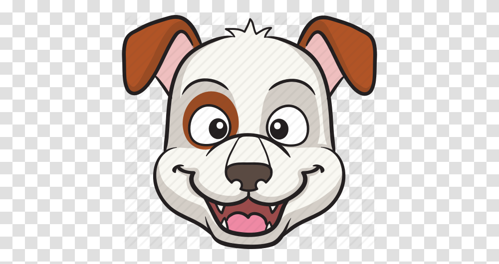Cartoon Dog Emoji Emoticon Face Smiley Icon, Mouth, Lip, Snout Transparent Png