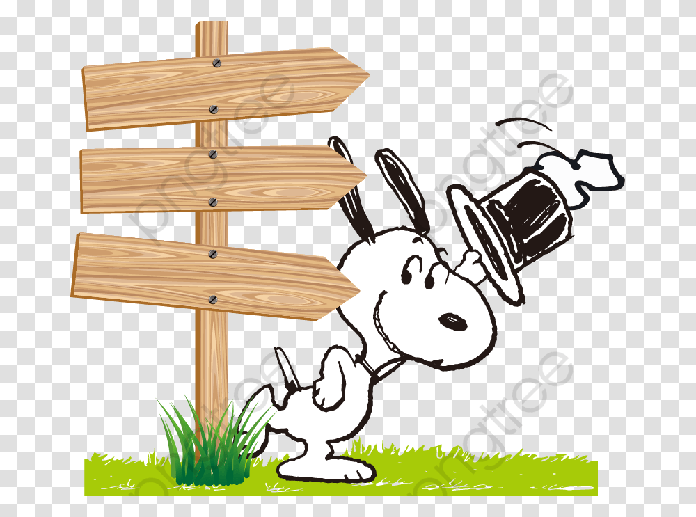 Cartoon Dog Wooden Signs Cartoon, Animal, Mammal, Fence, Insect Transparent Png