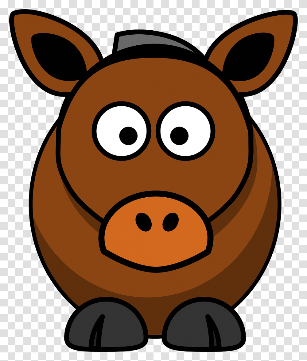 Cartoon Donkey Hi Clipart, Piggy Bank, Mammal, Animal Transparent Png