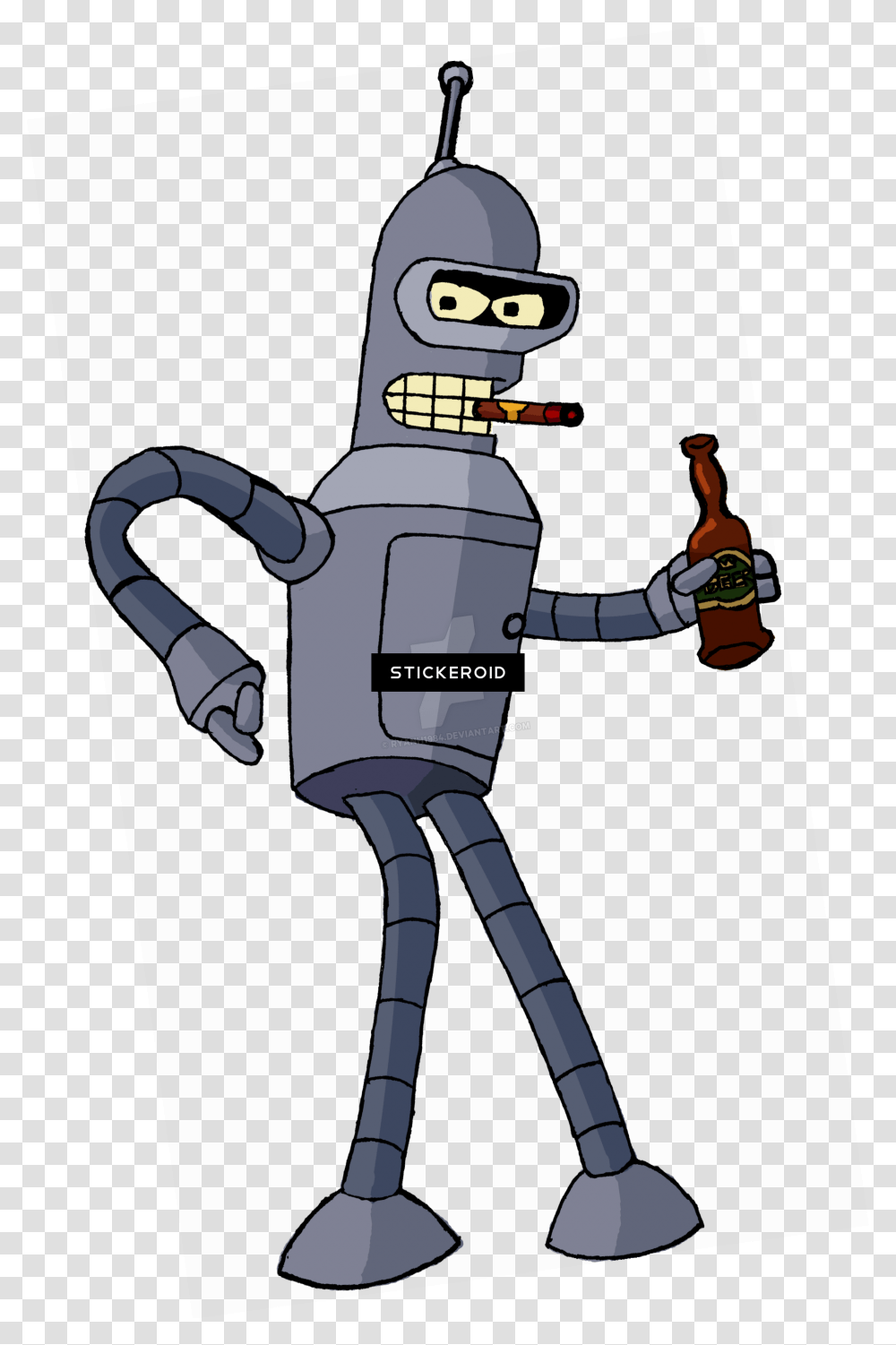 Cartoon Download Bender, Robot, Person, Human Transparent Png