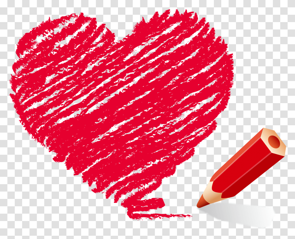 Cartoon Download Crayon Heartshaped Download 1251 Heart Cartoon, Pencil Transparent Png