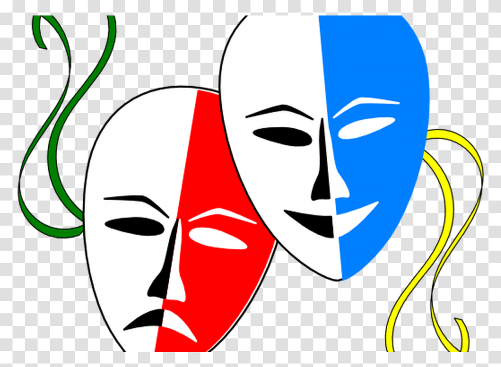 Cartoon Drama Masks Clipart Best Nukkad Natak, Head, Label Transparent Png
