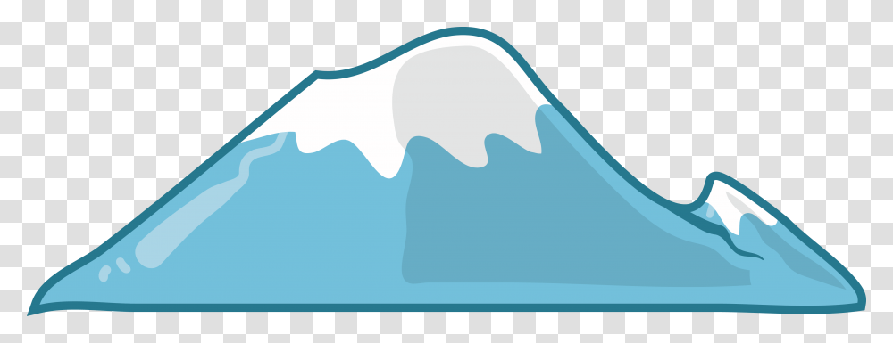 Cartoon Drawing Blue Top Snow Mountain Drawing Cartoon, Nature, Outdoors, Ice, Animal Transparent Png