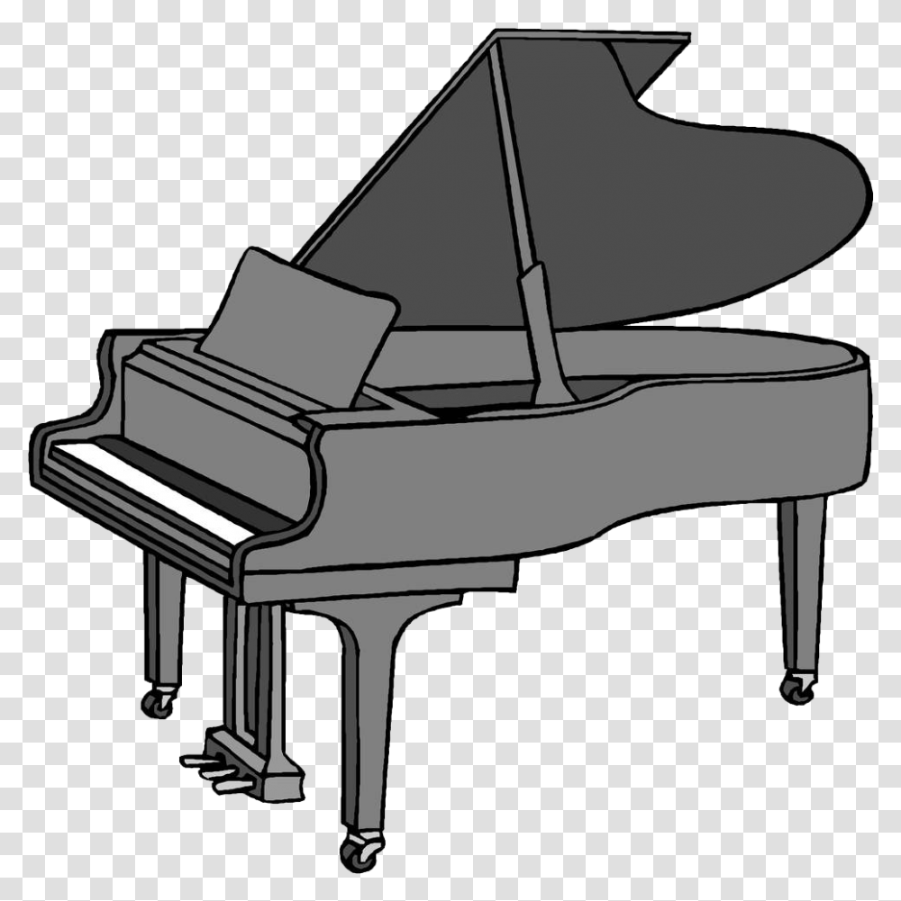 Cartoon Drawing Clip Art Piano Cartoon Background, Grand Piano, Leisure Activities, Musical Instrument Transparent Png
