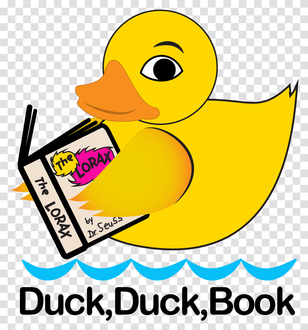 Cartoon Duckling Reading Book, Paper, Ticket, Driving License Transparent Png