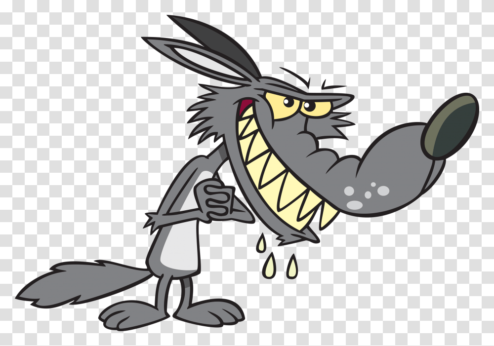 Cartoon Ela In Wolf Big Bad Wolf And Bad Wolf, Animal, Mammal, Rabbit, Rodent Transparent Png
