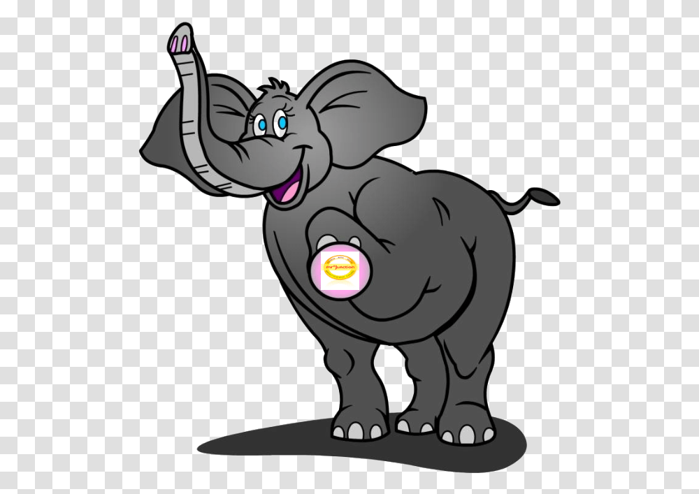 Cartoon Elephant, Animal, Mammal, Wildlife, Statue Transparent Png