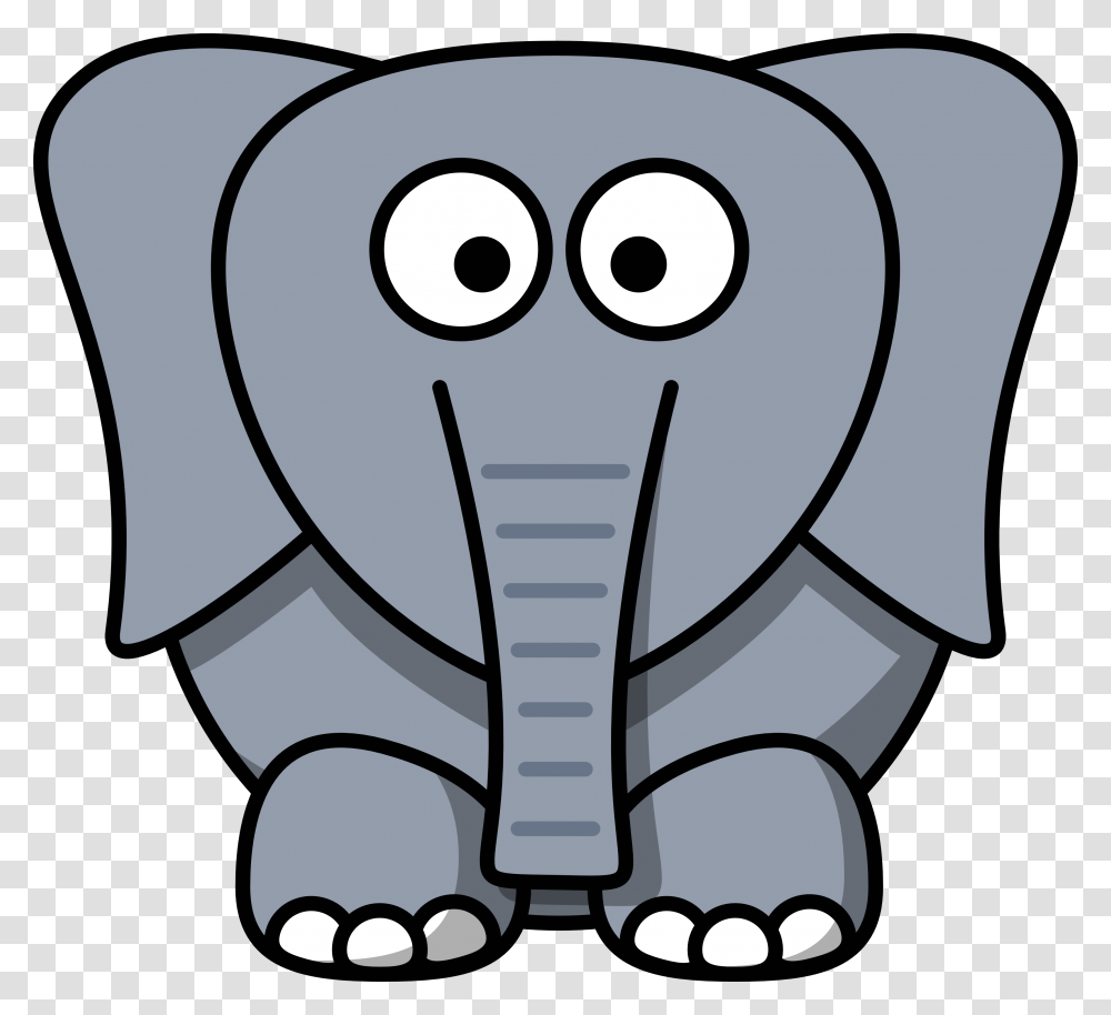 Cartoon Elephant Clip Art, Animal, Mammal, Statue, Plush Transparent Png