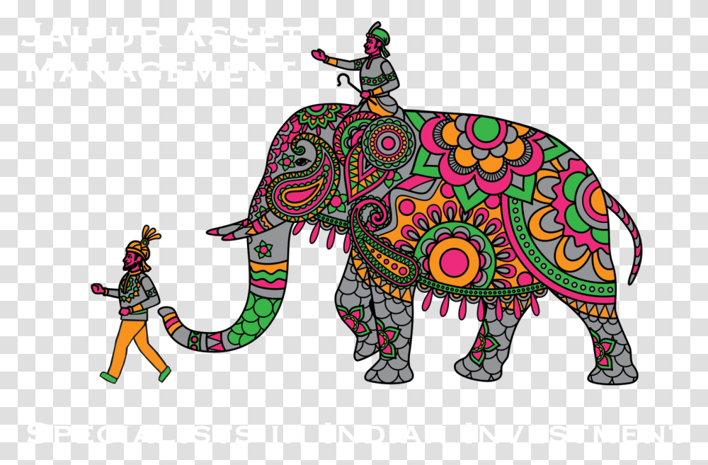 Cartoon Elephant India Elephant, Wildlife, Mammal, Animal, Person Transparent Png