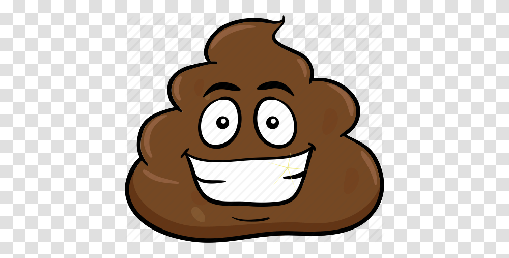 Cartoon Emoji Face Poo Pooh Poop Icon, Plant, Food, Label, Vegetable Transparent Png