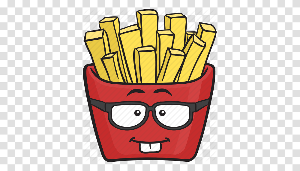 Cartoon Emoji Fast Food French Fries Fry Icon, Pencil Transparent Png