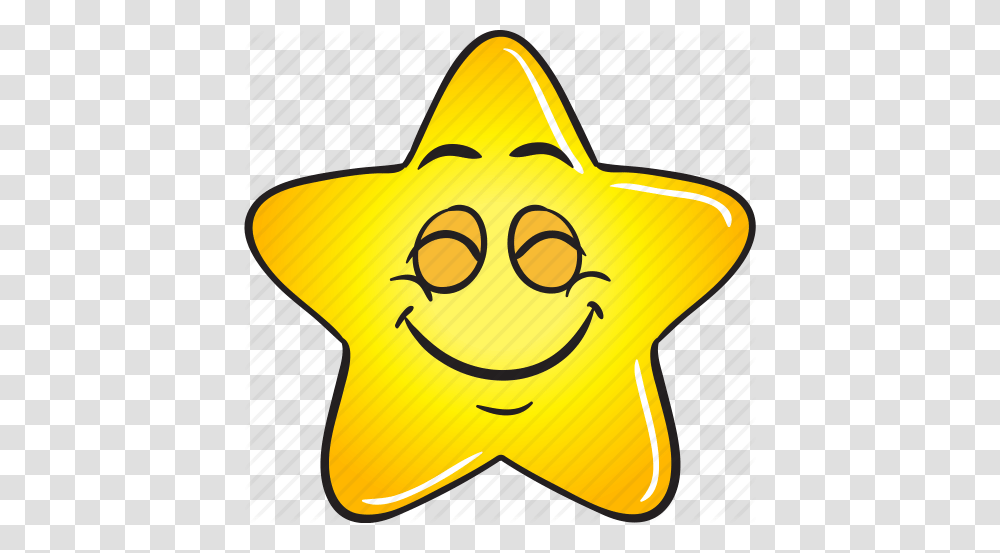 Cartoon Emoji Gold Smiley Star Icon, Star Symbol, Guitar, Leisure Activities Transparent Png