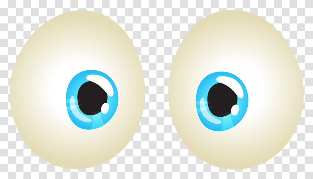 Cartoon Eye Humour Scared Eyes Cartoon Background, Egg, Food, Contact Lens, Easter Egg Transparent Png